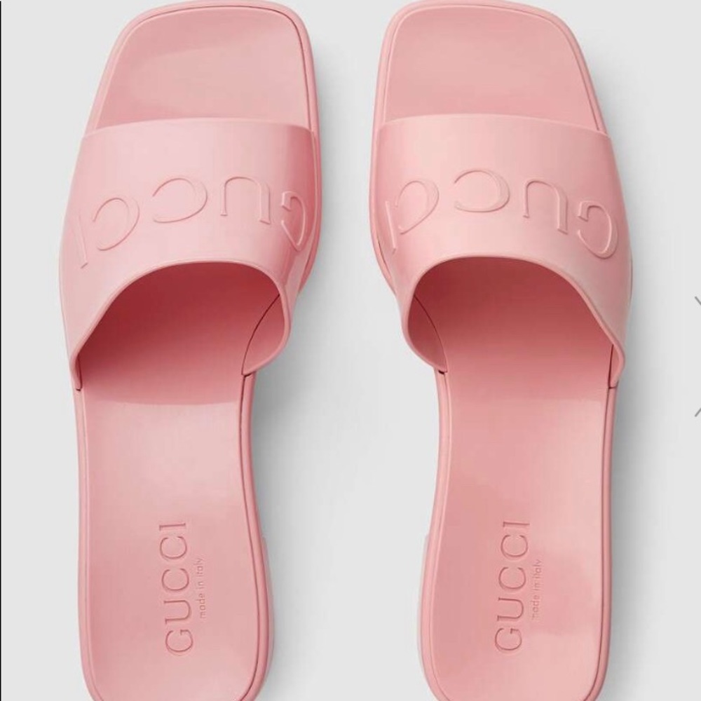 GUCCI Rubber Slide Sandal